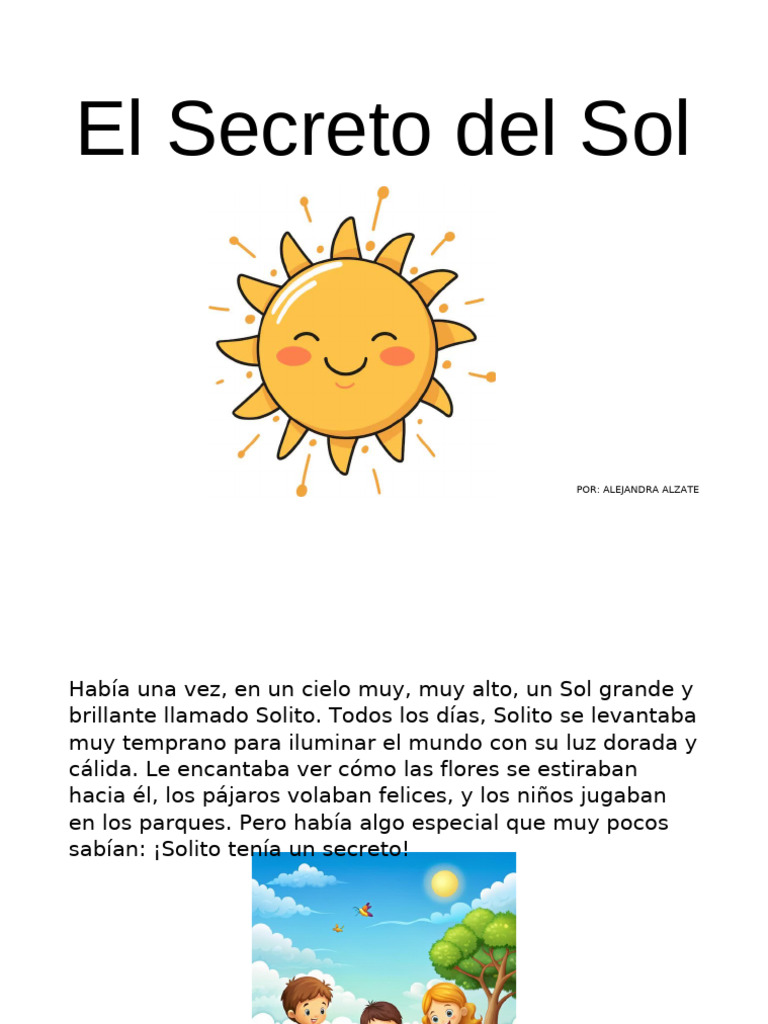 El Secreto de Solito para Niños | PDF