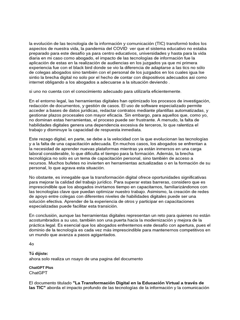 Transformación Digital en el Derecho | PDF | Moodle | Tecnología de ...