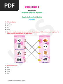 DCode Answer Key Book 1-5