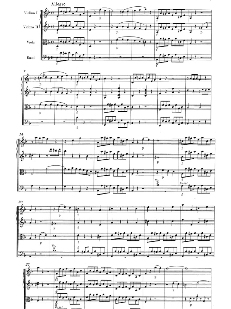 Mendelssohn string symphony 7 score for analysis pdf