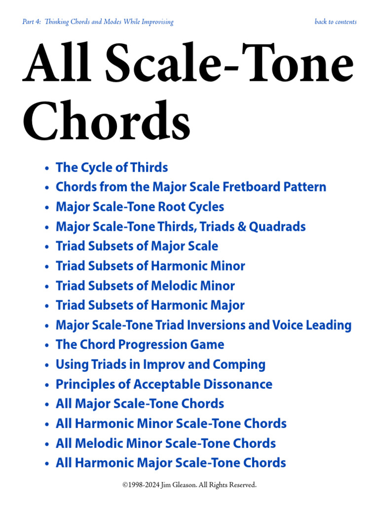 02All_ScaleTone_Chords PDF Chord (Music) Scale (Music)