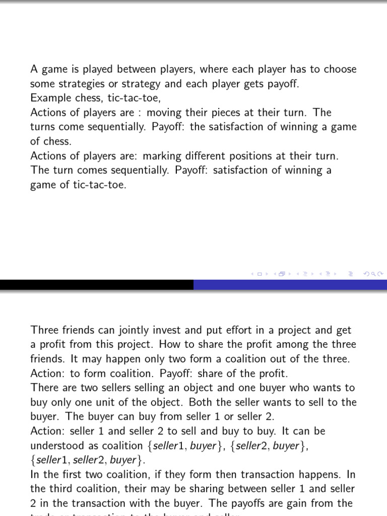 Coalitional Games - Lec - 14 | PDF | Sales | Function (Mathematics)