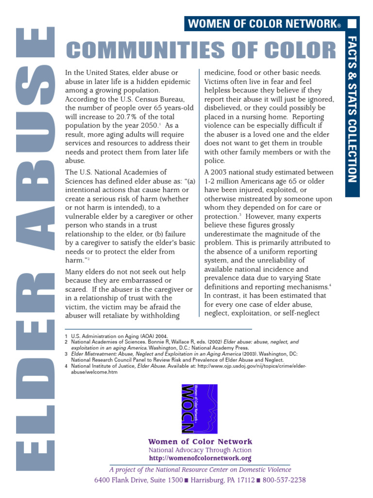 Communities of Color | PDF | Psychological Abuse | Child Abuse