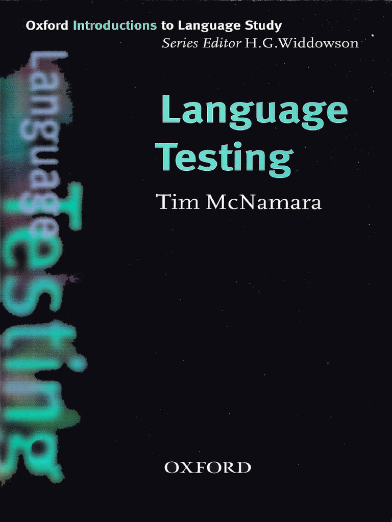 Language Testing Overview by Tim McNamara | PDF | Linguistics | Knowledge