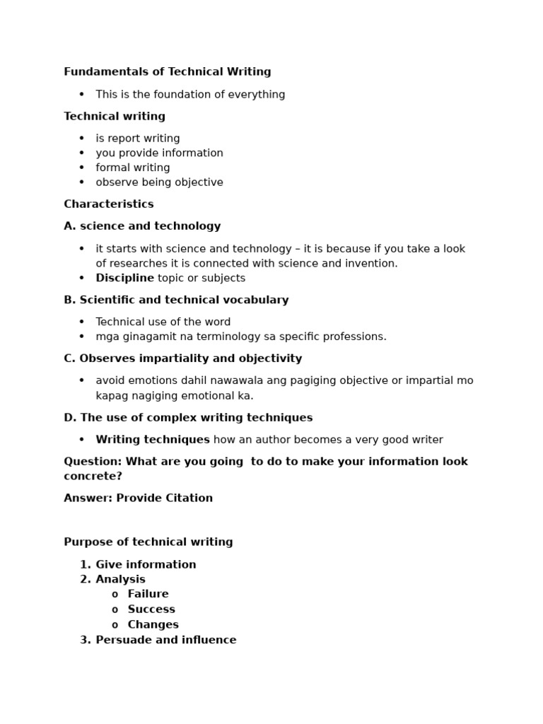 Fundamentals of Technical Writing | PDF | Art | Computers