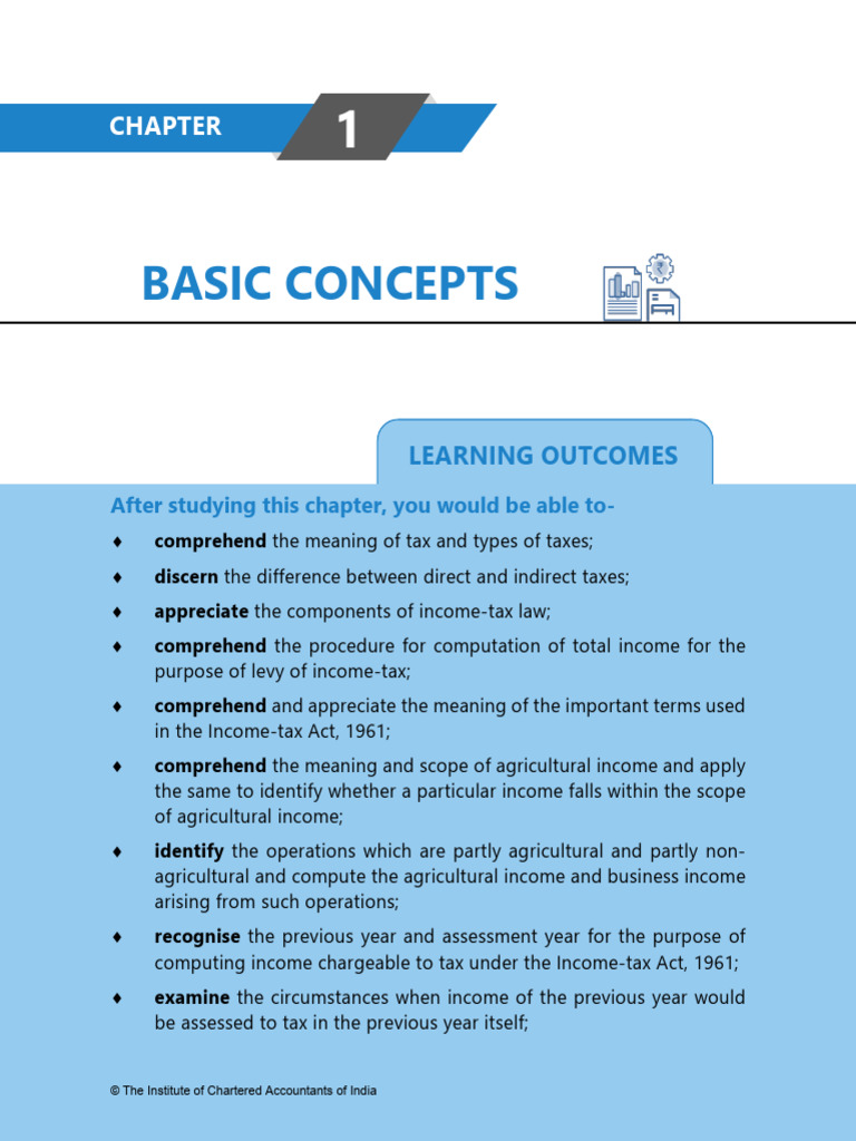 1 Basic Concepts | PDF | Cost Of Living | Taxes
