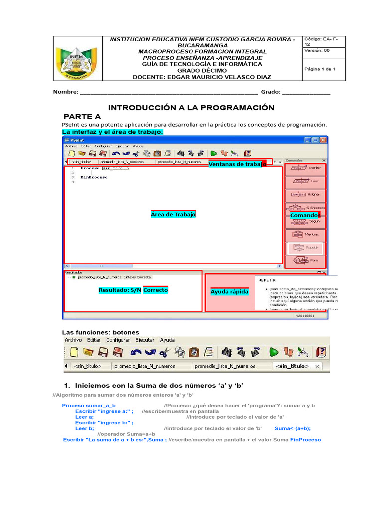 Informática Guia - 7 102 | PDF | Programación de computadoras | Software