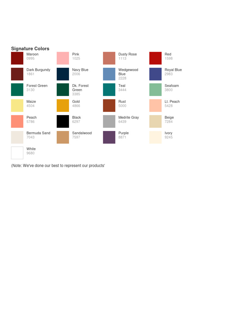 Signature Colors | PDF