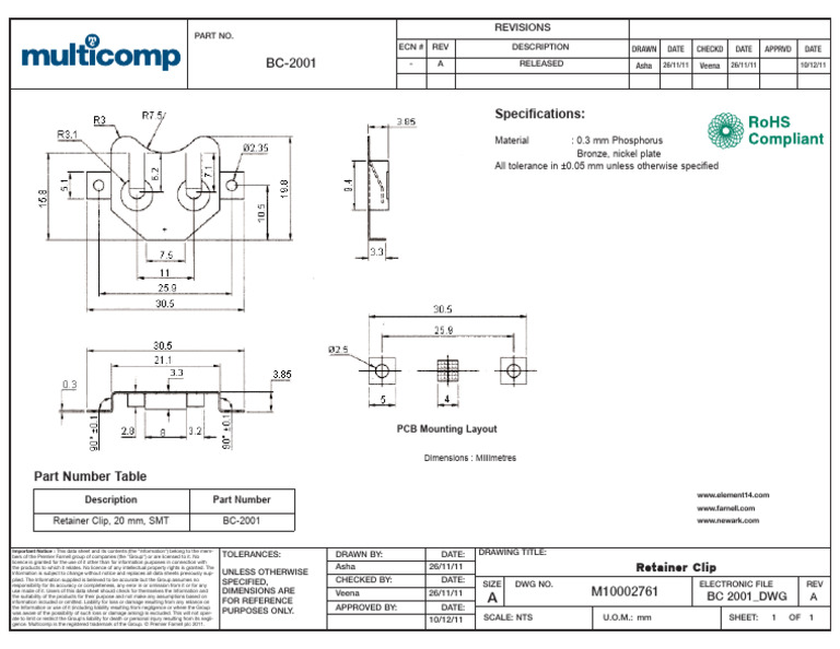 Multicomp cr2032 socket pdf