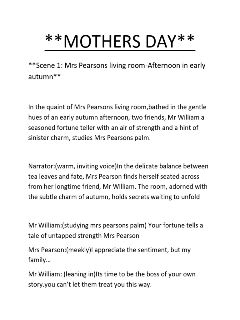 Mothers day pdf