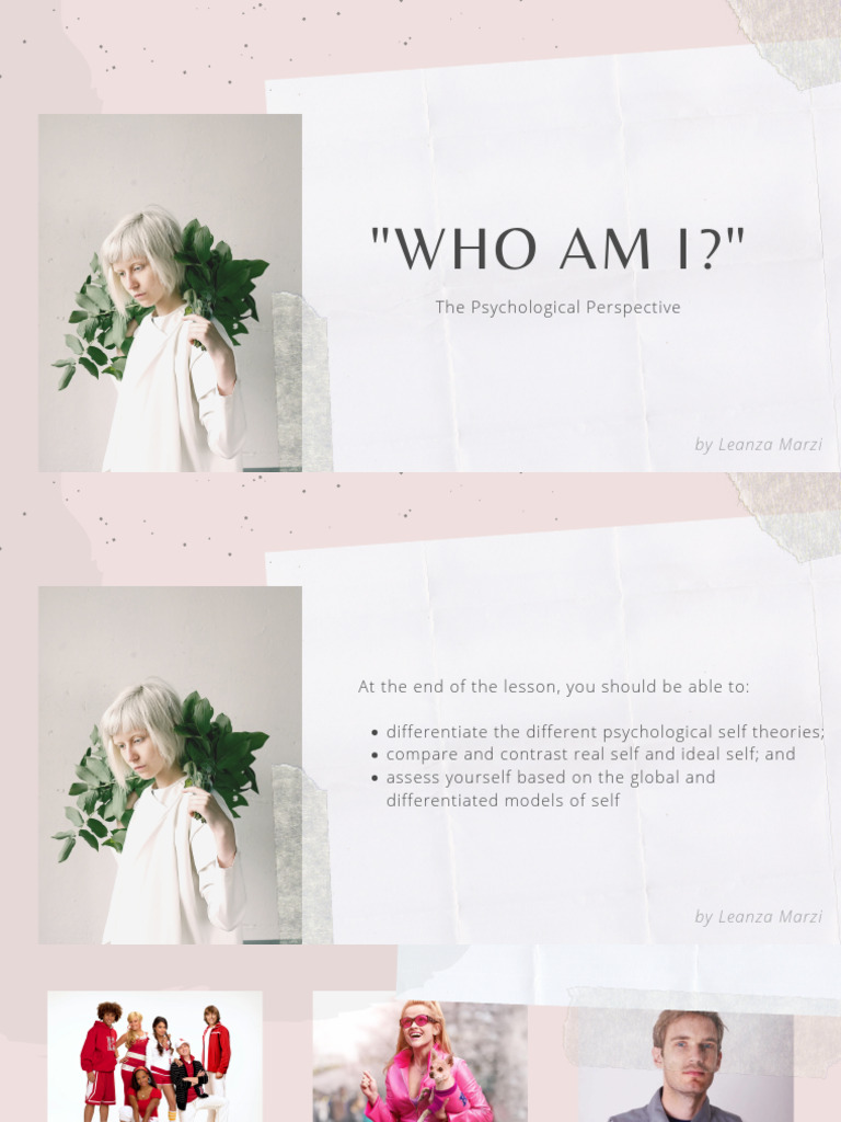 3 - Psychological Perspective | PDF | Self Concept | Self