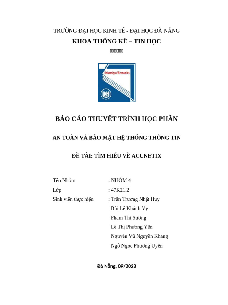 Acunetix Nhom4 47k21 2 1 Pdf