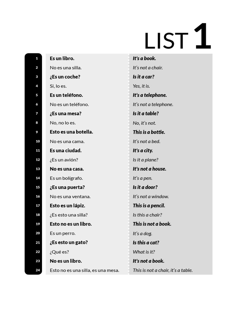 Alumnos - Sentences With Audio | PDF