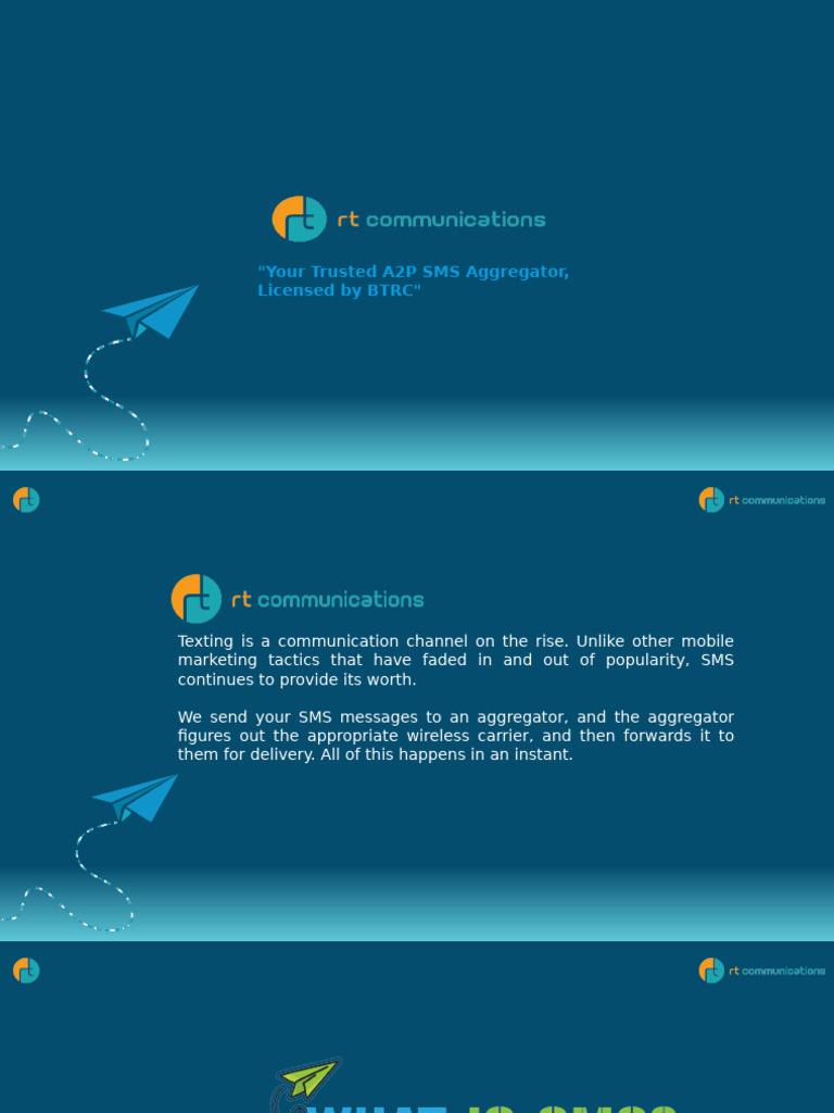 A2P SMS Solutions by RT Communications | PDF | Computing | Computer ...