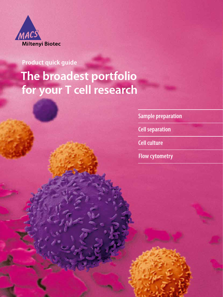 T Cell Research Product Overview | PDF | T Cell | T Helper Cell