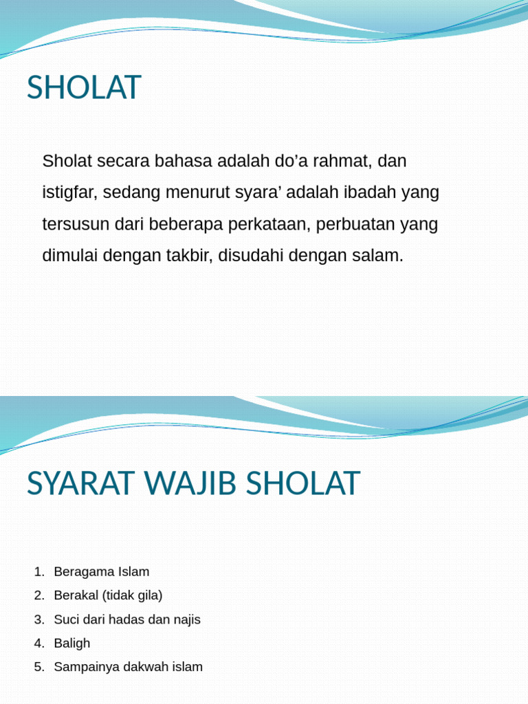 SHOLAT | PDF