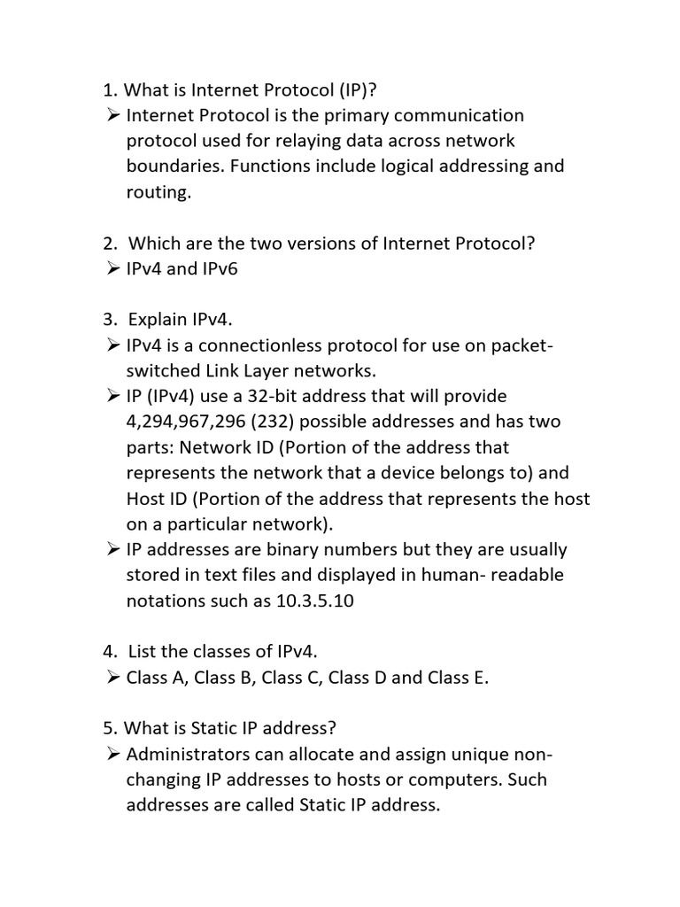 Understanding IPv4 Classes and Types | PDF | Ip Address | I Pv6