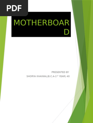 MOTHERBOARD.PPT