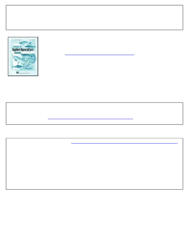 Review of Probiotics in Shrimp Aquaculture | PDF | Probiotic | Bacteria