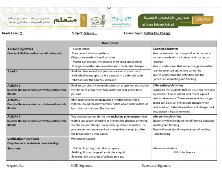 Understanding Matter Changes for Kids | PDF | Matter | Heat