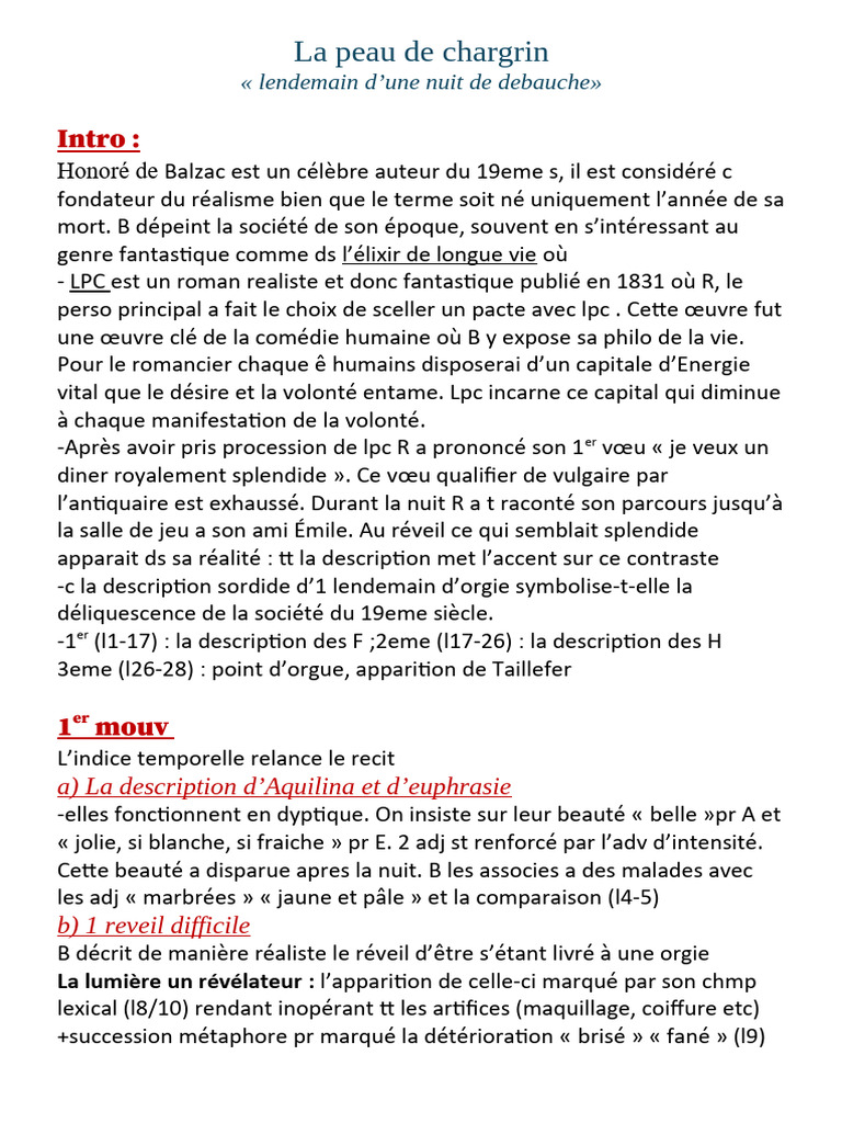 La débauche dans 