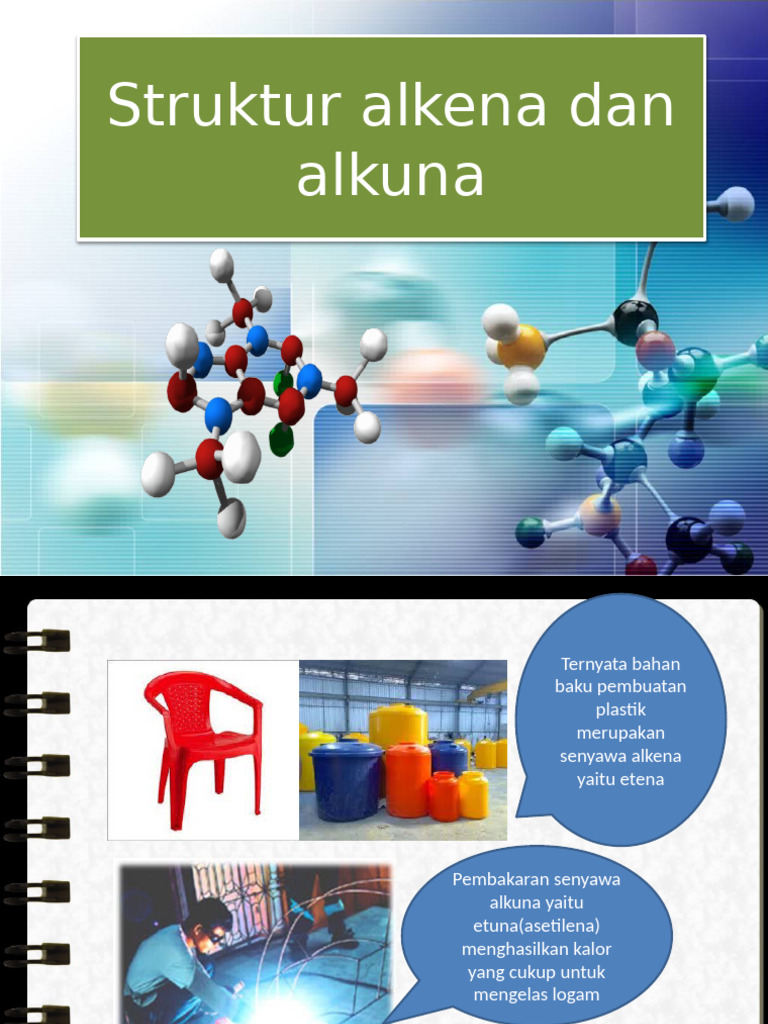 Struktur dan Penamaan Alkena-Alkuna | PDF | Sains & Matematika