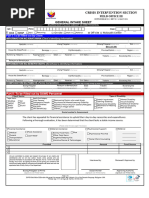 General Intake Sheet DSWD Form | PDF | Psychosocial