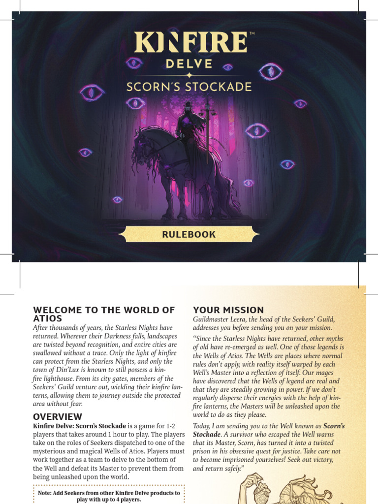 KDEL RULEBOOK Scorn EN 20230929 ZM v4 | PDF
