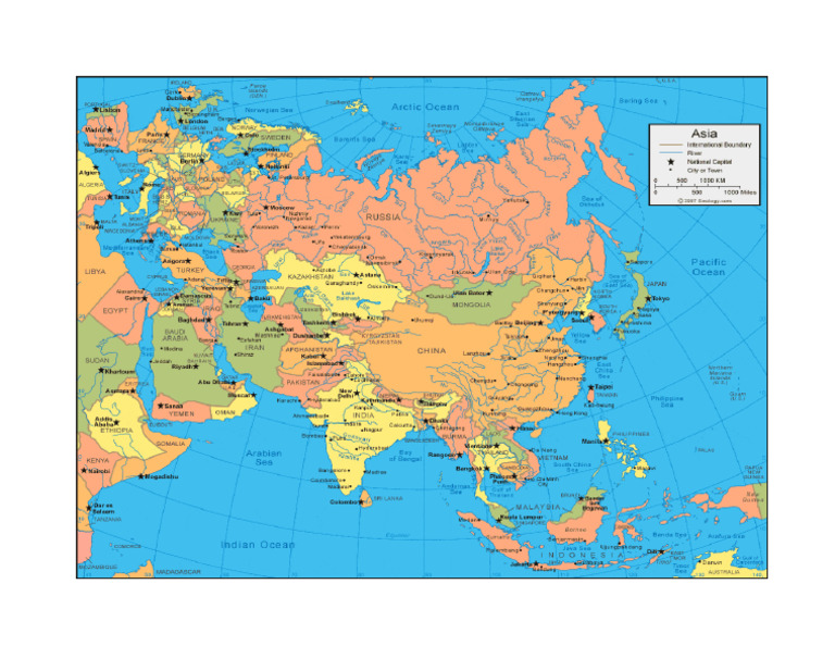 Map of Asia | PDF