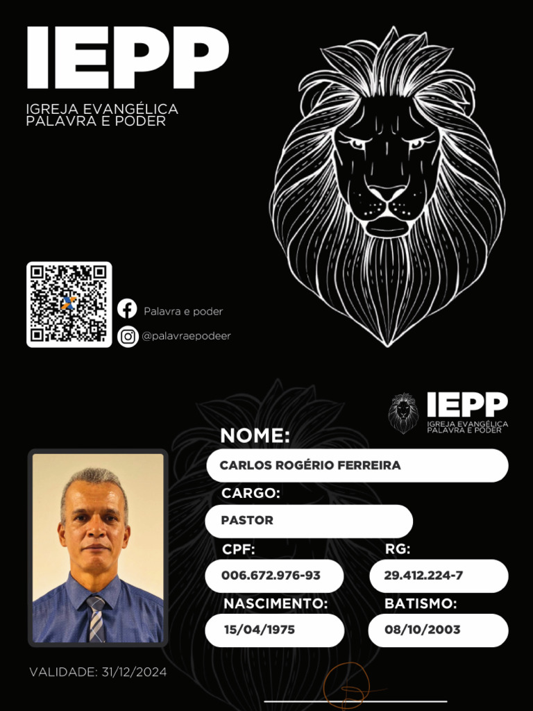Carterinha Iepp | PDF
