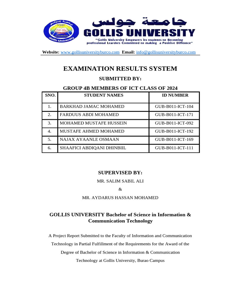 Ict group 4b complete project report pdf information technology