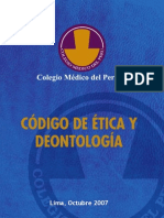 Nuevocodigo Etica y Deontologia CMP _ VOCAL Celis
