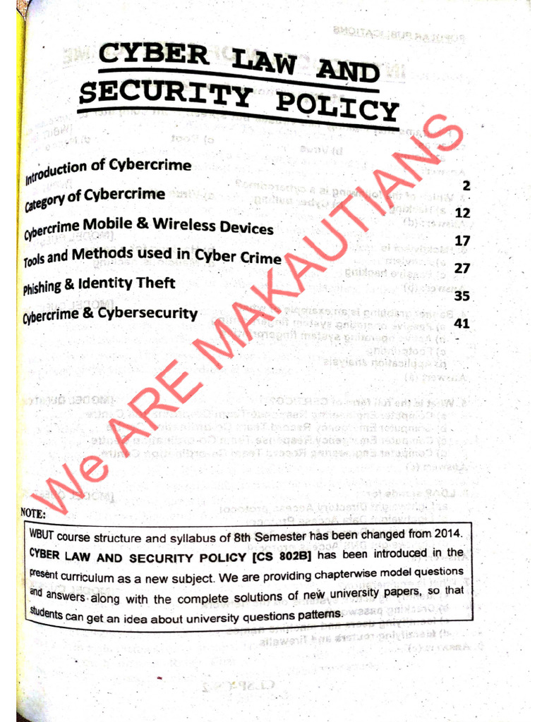 Cyber Security 1 1 Pdf