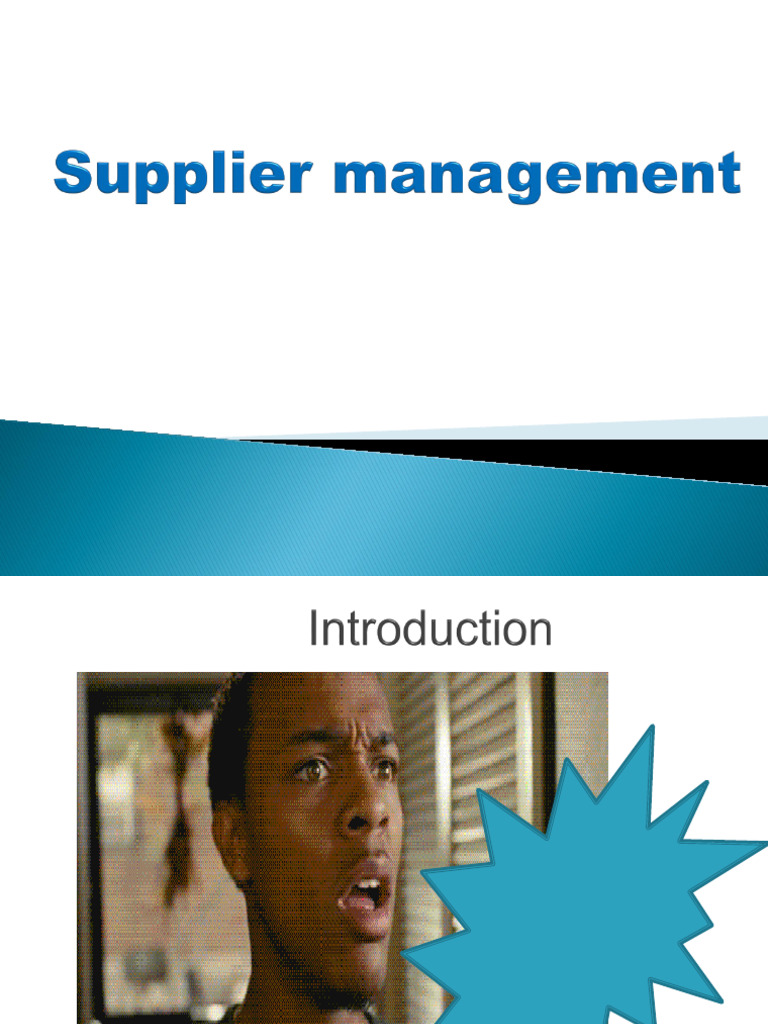 Supplier Management Best Practices Guide | PDF | Supply Chain | Procurement