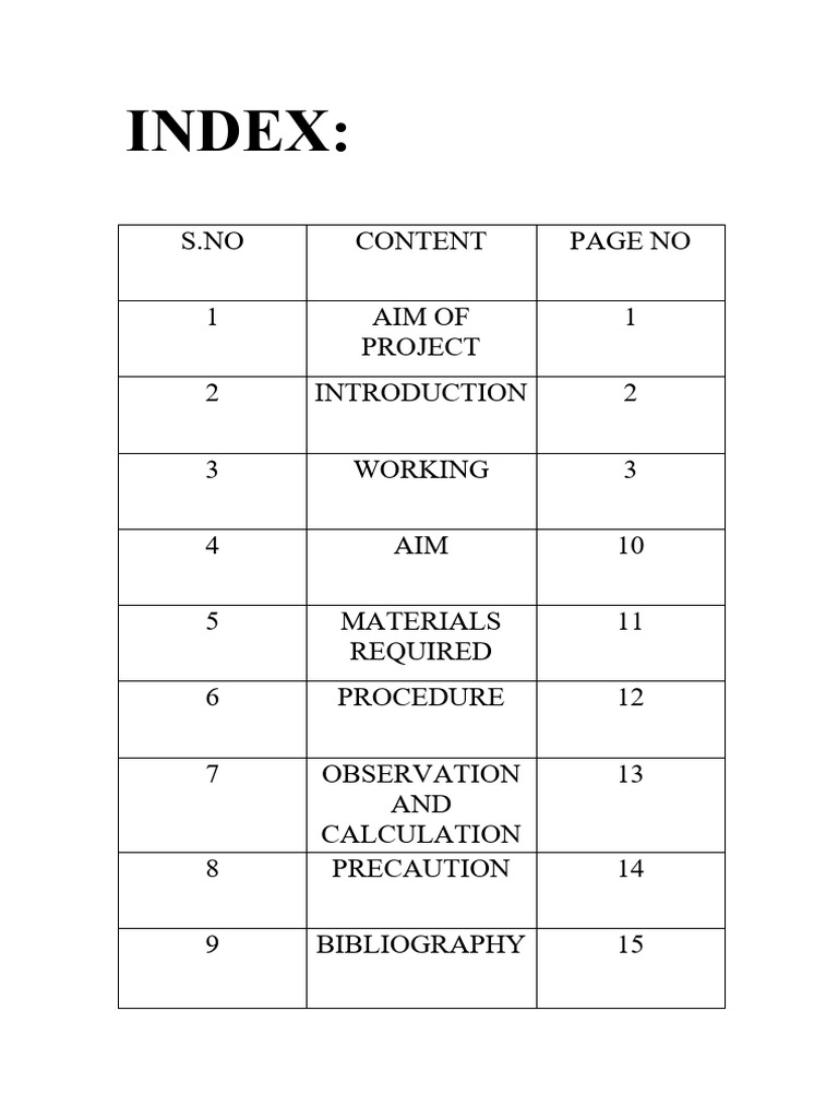 Index no border pdf pdf