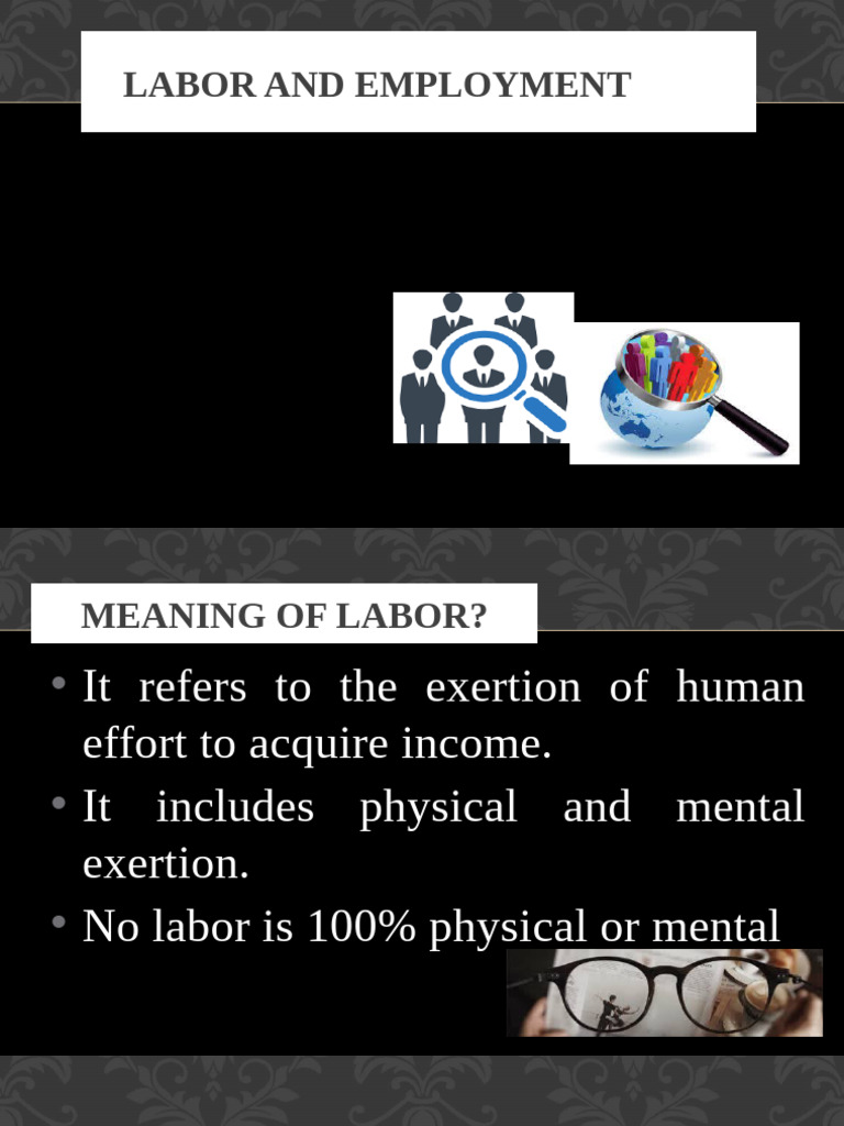 Understanding Labor and Employment Dynamics | PDF | Labour Economics ...