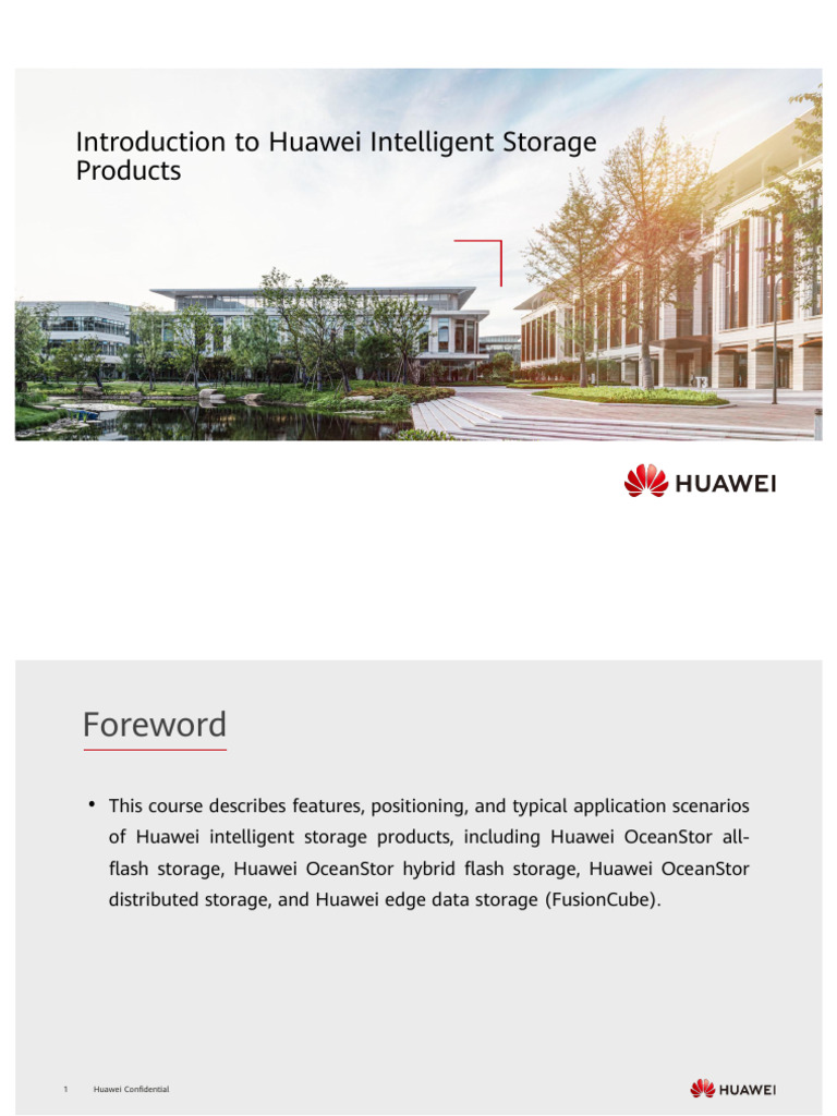 Overview of Huawei Storage Solutions | PDF | Apache Hadoop | Computer ...
