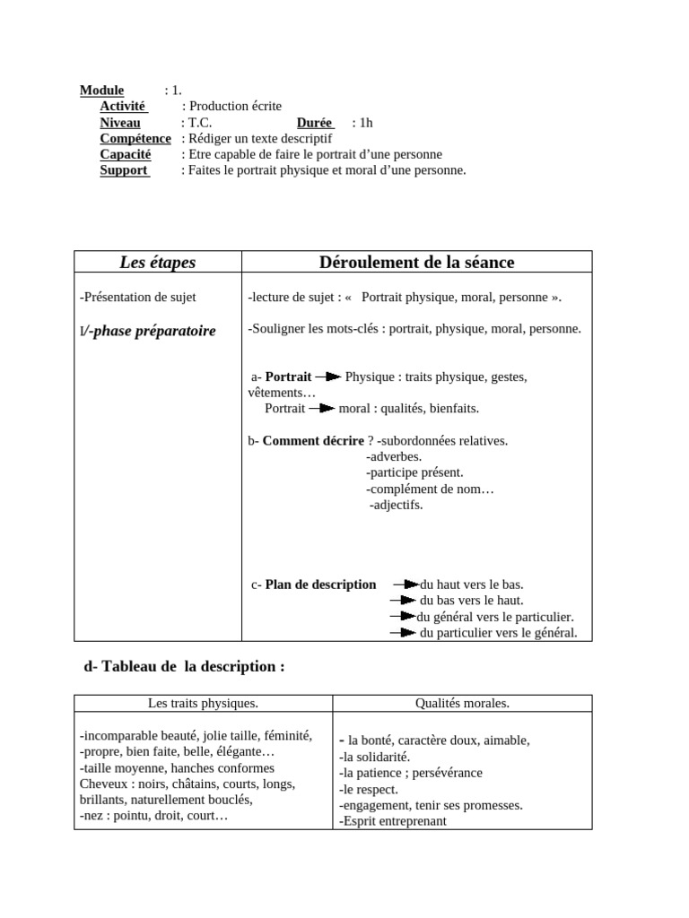 Fiche Description Doc 7 | PDF