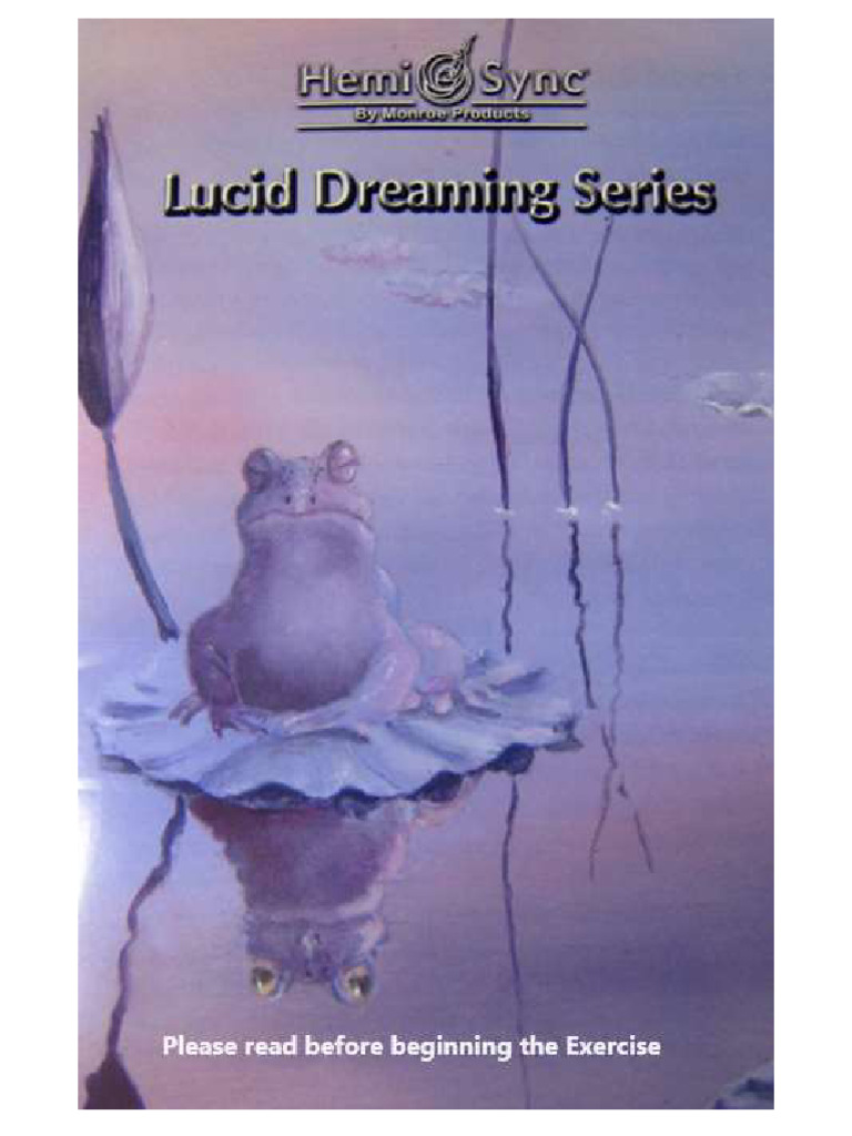 Lucid Dreaming Series Manual | PDF | Sleep | Dream
