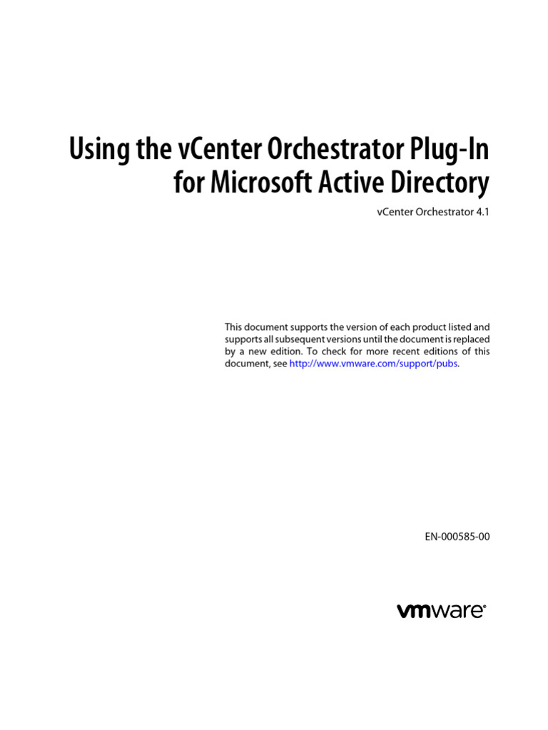 Ad Plugin 10 Users Guide | PDF | Active Directory | Computing