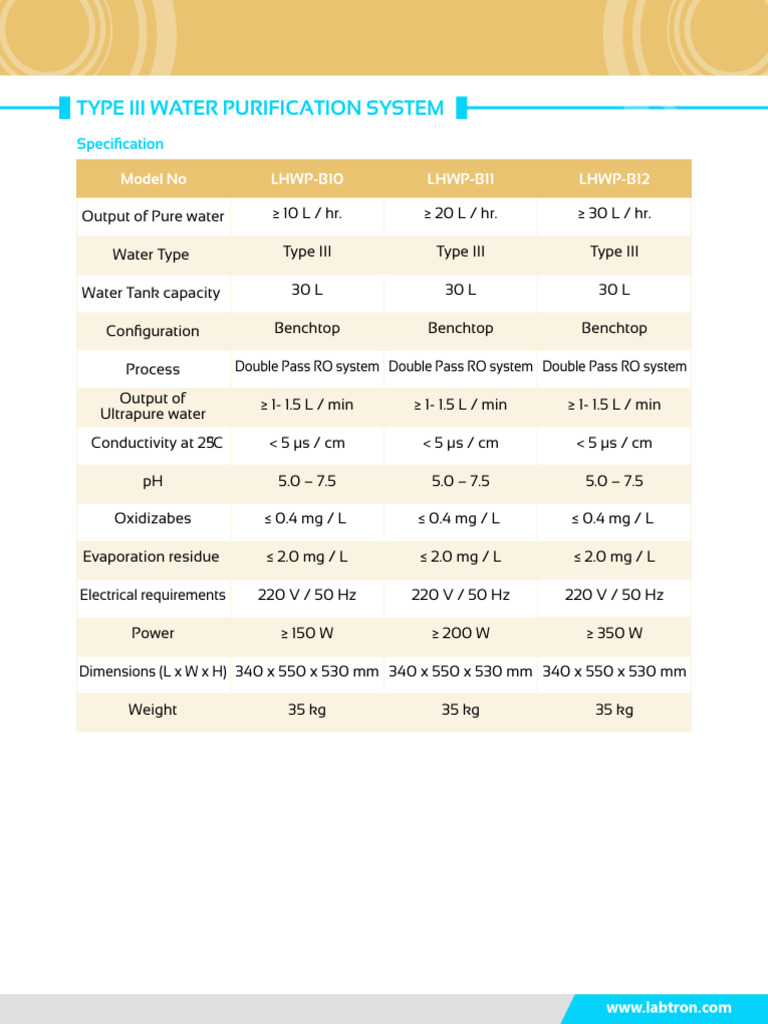 Type 3 Water System Pdf