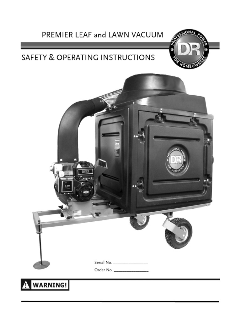 DR Lawn Vac | PDF | Tractor | Engines
