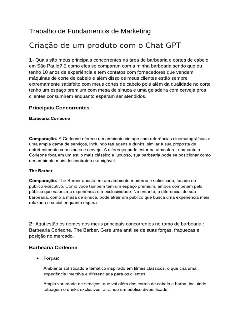 Trabalho de Fundamentos de Marketing COMPLETO | PDF | Marketing ...