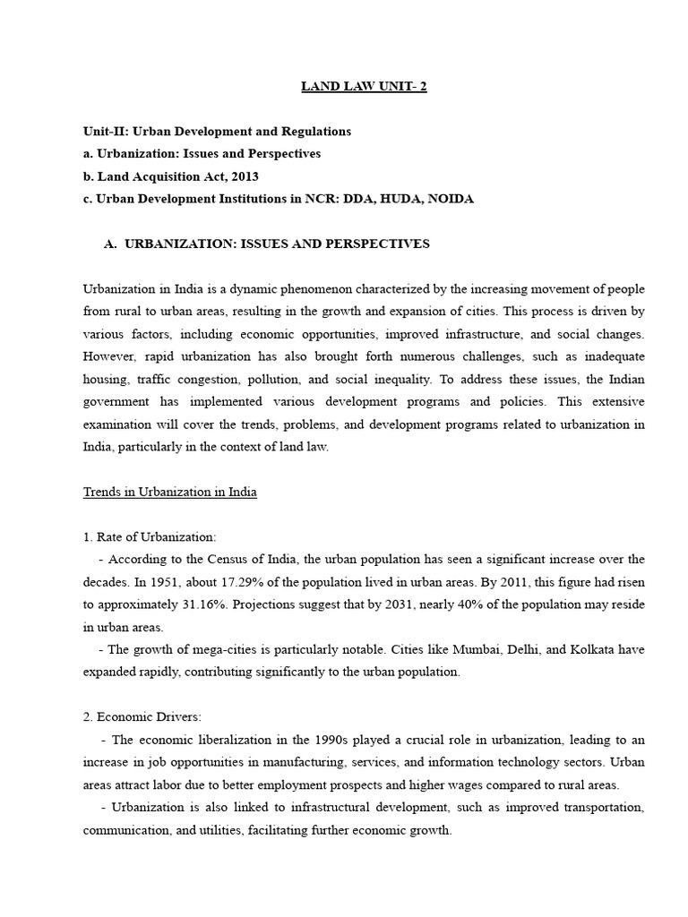 Maharashtra Land Law and Urbanization | PDF | Eminent Domain ...