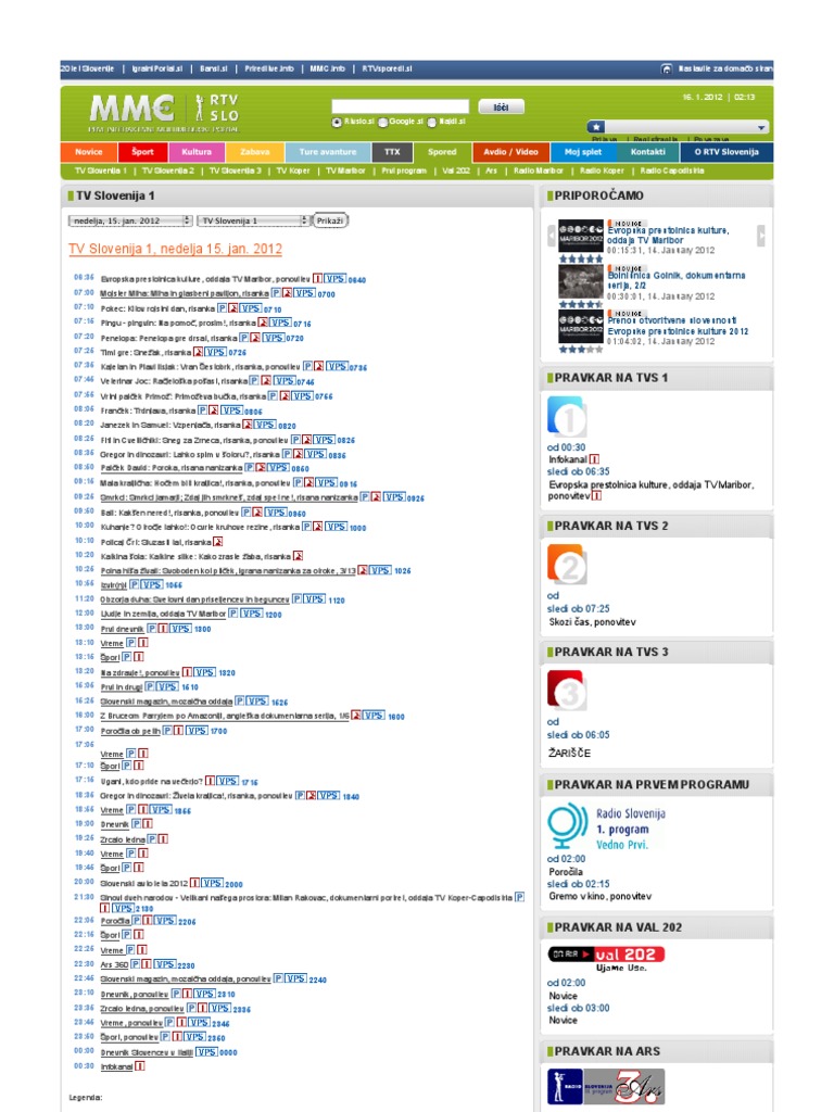 Prvi Interaktivni Multimedijski Portal, MMC RTV Slovenija | PDF