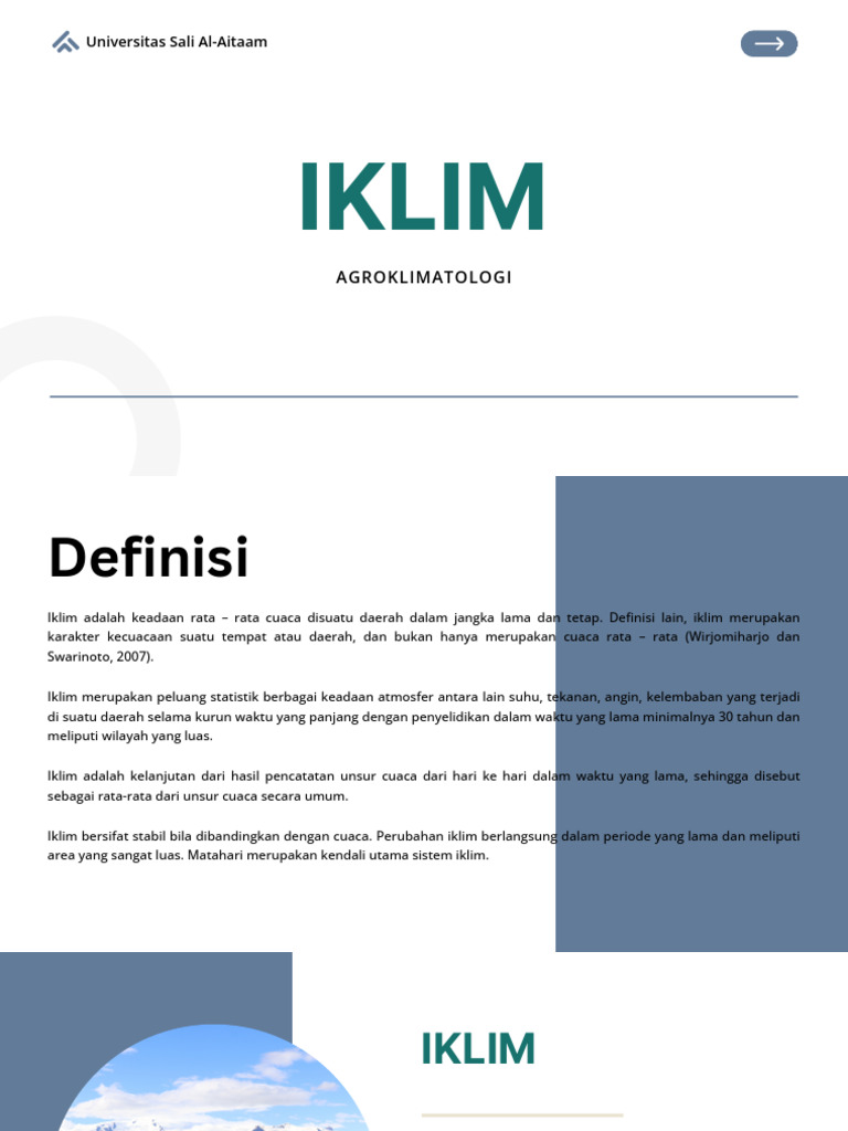 Ciri Umum Iklim Khatulistiwa | PDF