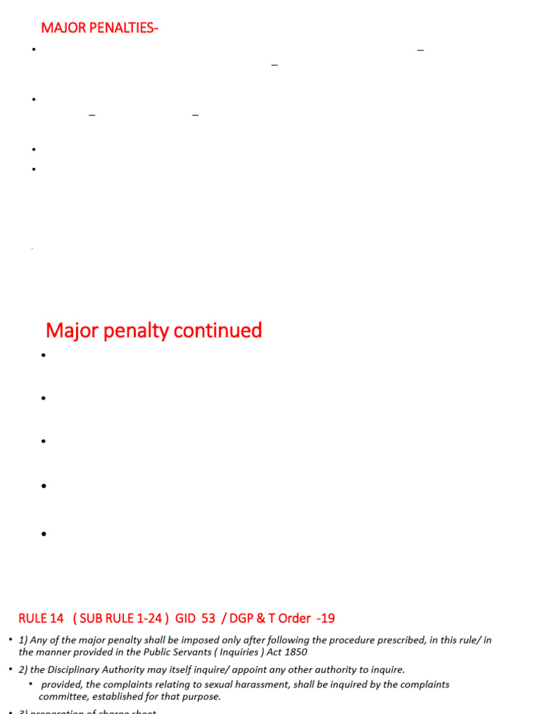 Rule 14: Major Penalty Procedures | PDF | Witness | Brief (Law)
