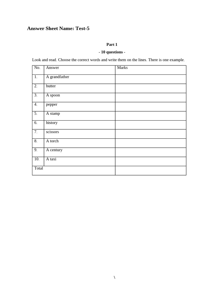 Test 5 | PDF