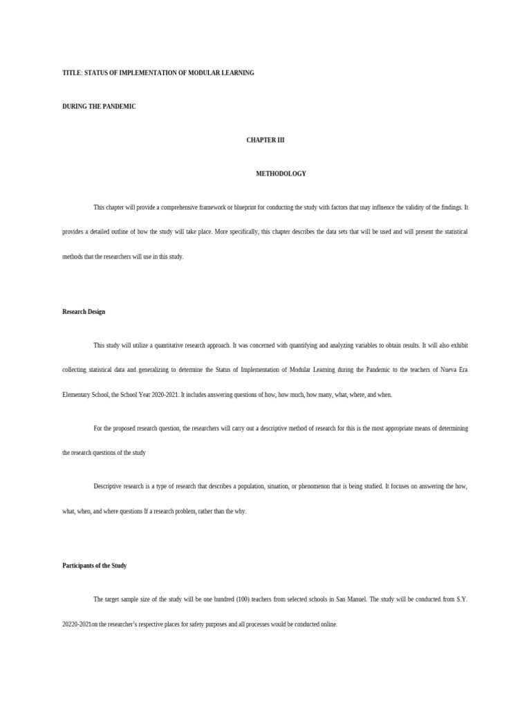 Chapter Iii | PDF | Statistics | Scientific Method