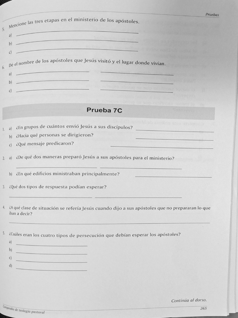 Pruebas 7c y 8 | PDF